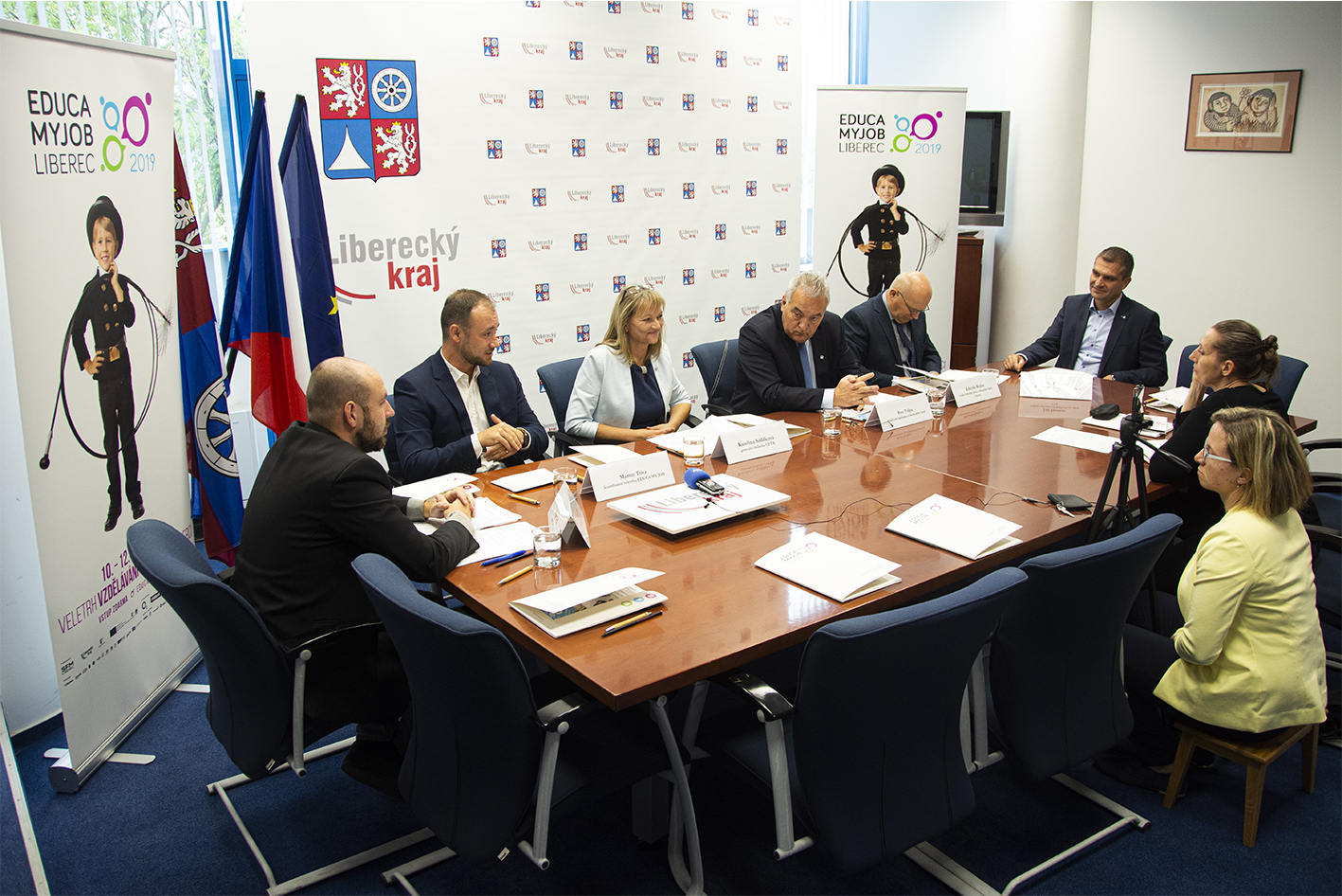 Tisková konference k veletrhu EDUCA MYJOB Liberec 2019 shrnula jeho význam pro dnešní dynamickou dobu